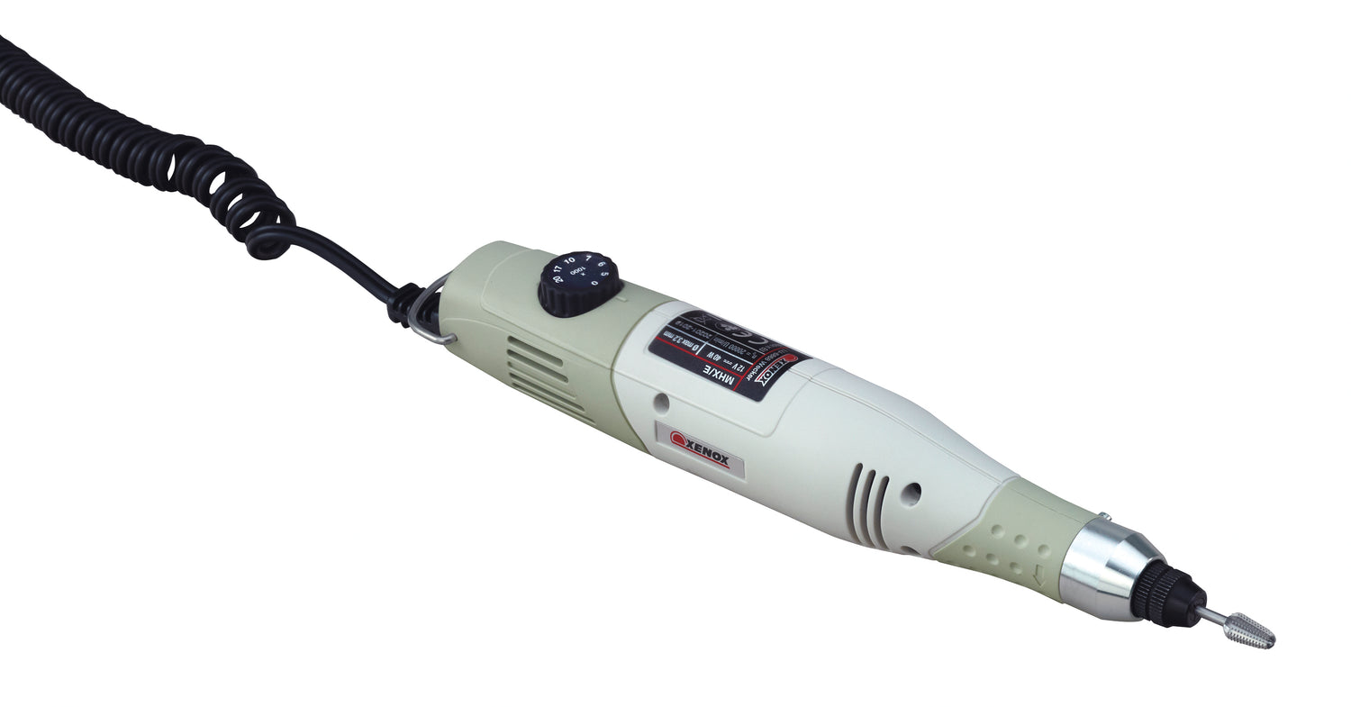 SET Profi Fräser MHX/E MHX Maniküre Pediküre Nagelfräser mit kappen Xenox Koffer